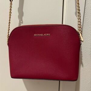 Michael Kors Red Crossbody Bag